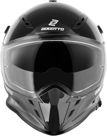 Шолом для ендуро Bogotto V331 XS чорний, мотошолом