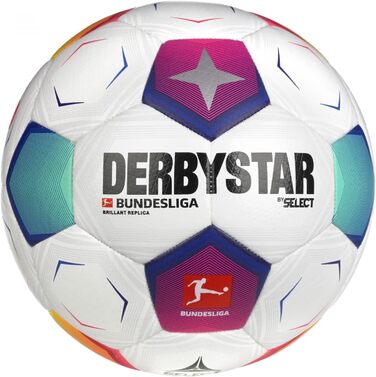 Футбольний м'яч Derbystar Bundesliga Brilliant Replica V23 розмір 4 різнокольоровий