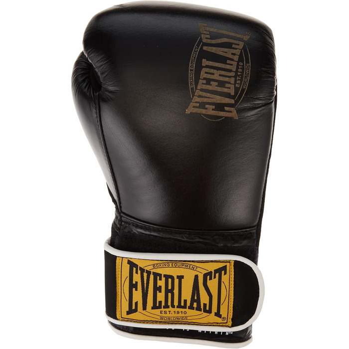 Боксерські рукавички Everlast 1910 Класичні чорні 16 унцій