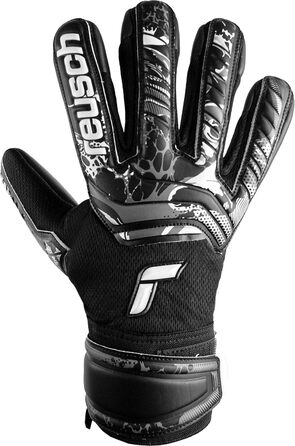 Рукавички Reusch Attrakt Infinity Junior, чорні, хороше зчеплення