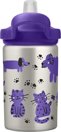 Дитяча пляшка для води CamelBak Eddy+ з малюнком Коти і Собаки, універсальний розмір