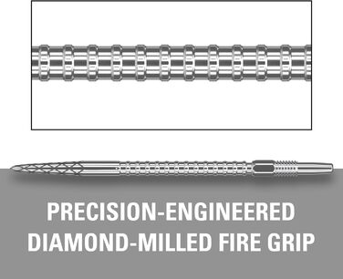 Мішень для дротиків Swiss Point DS Diamond Surge срібло 35мм