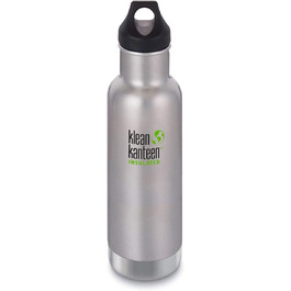 Пляшка для води Klean Kanteen Sport Classic з матовою нержавіючою кришкою 3.0 800 мл/27 унцій, 800 мл (592 мл - нова)