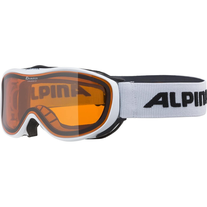 Гірськолижні окуляри ALPINA Unisex Challenge 2.0 Dh S2 ( в упаковці) (один розмір, білі)