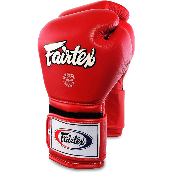 Боксерська рукавичка Fairtex BGV9 - мексиканський стиль, червона, 14 унцій