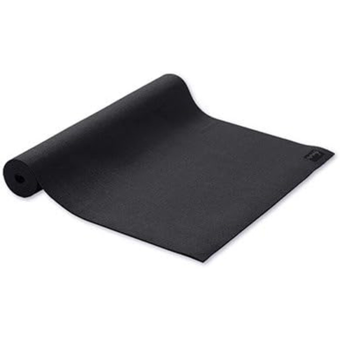 Килимок для йоги та пілатесу Studio Standard, чорний, 60×183 см, 4,5 мм