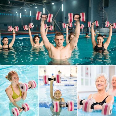 Sportneer Аква-гантелі EVA для аквафітнесу та водної гімнастики