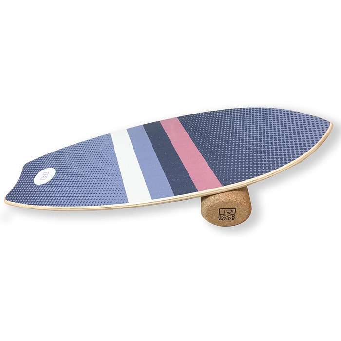 Балансова дошка Дошка для серфінгу Trickboard Surf Style Домашні фітнес-рефлекси Тренування/Преміум/Set ink. Корковий рулон/нековзна стрічка для захоплення