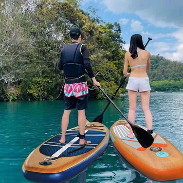 Надувна SUP-дошка 15,2 см з аксесуарами: рюкзак, весло, плавці, ручний насос, протиковзке покриття, преміум якість