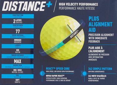 М'ячі Taylormade Distance 2021 для гольфу