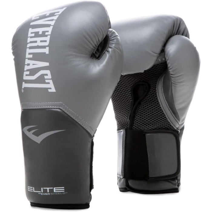 Боксерські рукавички Everlast Pro Style Elite 14oz, сірі, унісекс, для дорослих