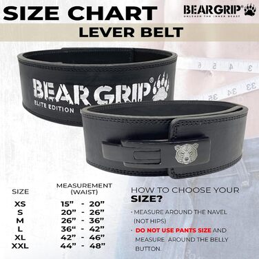 Пояс BEAR GRIP - для важкої атлетики Elite Edition