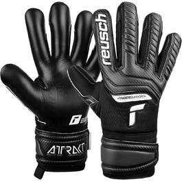 Дитячі воротарські рукавички Reusch Attrakt Finger Support з захистом пальців, внутрішнім швом і покриттям Grip Infinity, для штучного газону, унісекс