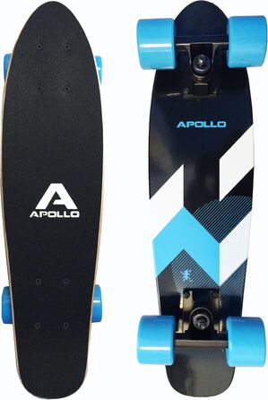 Скейтборд Apollo Fancy Vintage Mini Cruiser, дерев'яна палуба 22,5