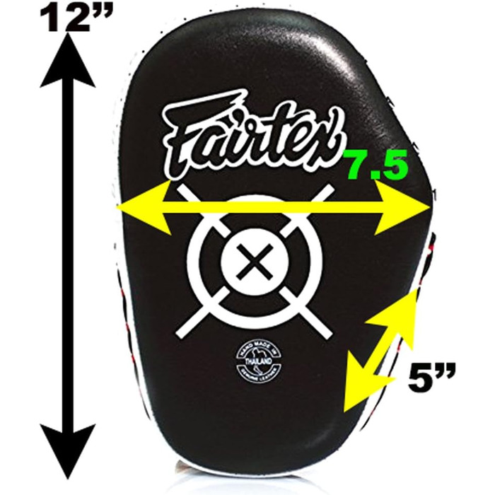 Килимки для ММА Fairtex FMV11 Aero Focus Mitts чорний