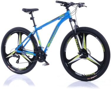 Гірський велосипед Corelli 29 MTB Hardtail ALU Terra-X.TR модель, 21 швидкість, гальмо ДИСК, NECO NEW (блакитний океан, 18)