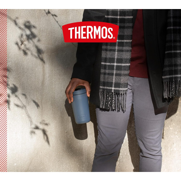 Термокружка Thermos GUARDIAN MUG 0,35 л, нержавіюча сталь, синя, ізольована, зручна для кави з собою, герметична, для миття в посудомийній машині