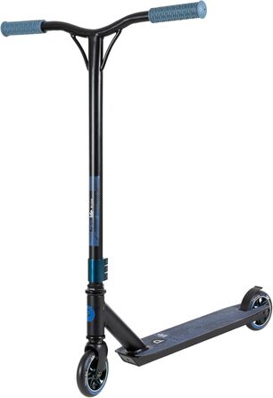 Трюковий самокат Playlife Push Blue, чорний/синій, колеса 110мм 84A, підшипники ABEC 7