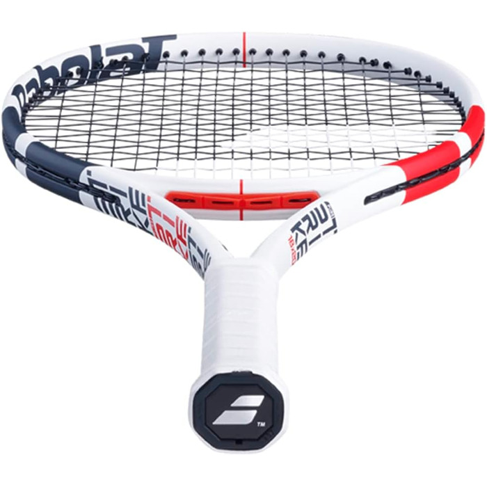 Ракетка Babolat Pure Strike 18x20 без ниток біла/сіра 4 3/8