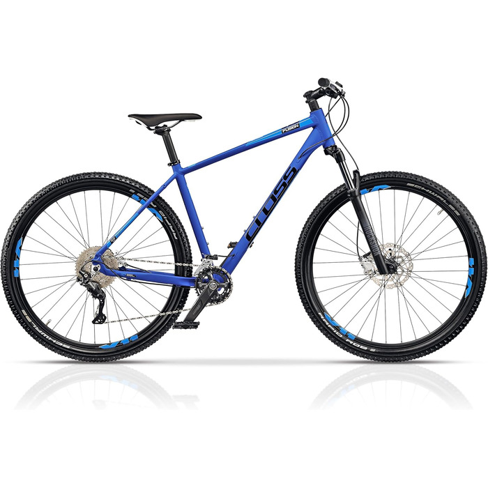 Дюймовий гірський велосипед чоловічий MTB велосипед Hardtail Fusion x Shimano 2x10 Deore RD-M4120 SGS - ROCKSHOX Judy - висота рами 42, 46, 50 і 54 - модельний рік 2023 42см (зріст 155-165см), 29