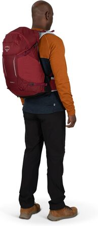 Рюкзак Osprey Hikelite 28 л Sangria Red S-M для туризму
