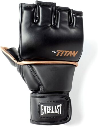 Рукавички Everlast Titanium Grappling Black, S/M & L/XL для ММА та тренувань