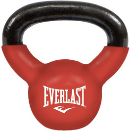 Гантель вінілова Everlast 15,9 кг червона