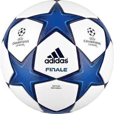 Футбольний м'яч adidas Finale 10, білий/електросиній