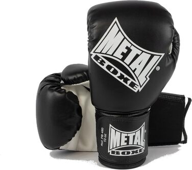 Боксерські рукавички Metal Boxe, шкіряні, для тренувань