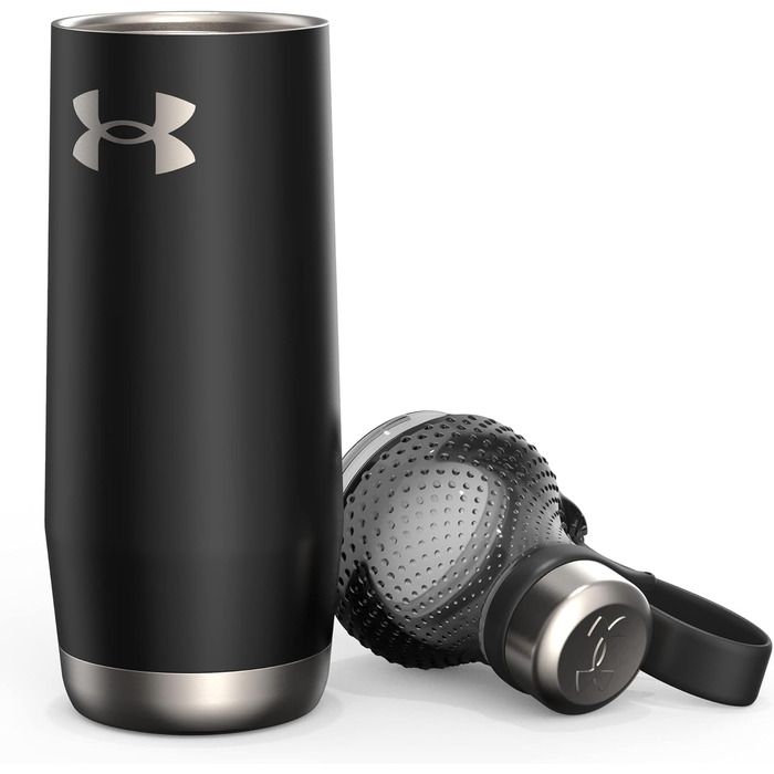 Пляшка для води Under Armour Infinity 650 мл, сатинова чорна, спортивна, 22oz