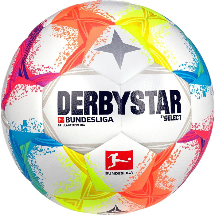 Футбольний м'яч Derbystar BL Brilliant Replica v22 розмір 5 різнокольоровий