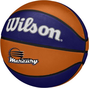 Баскетбольні м'ячі WILSON WNBA Team Tribute жінки, офіційний продукт, розмір 15,272,4 см Phoenix Mercury