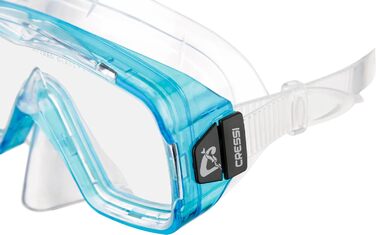 Маска для підводного плавання Sirena Snorkel Iceland 2.0, One Size, унісекс (прозора/аквамаринова), 2.0 -