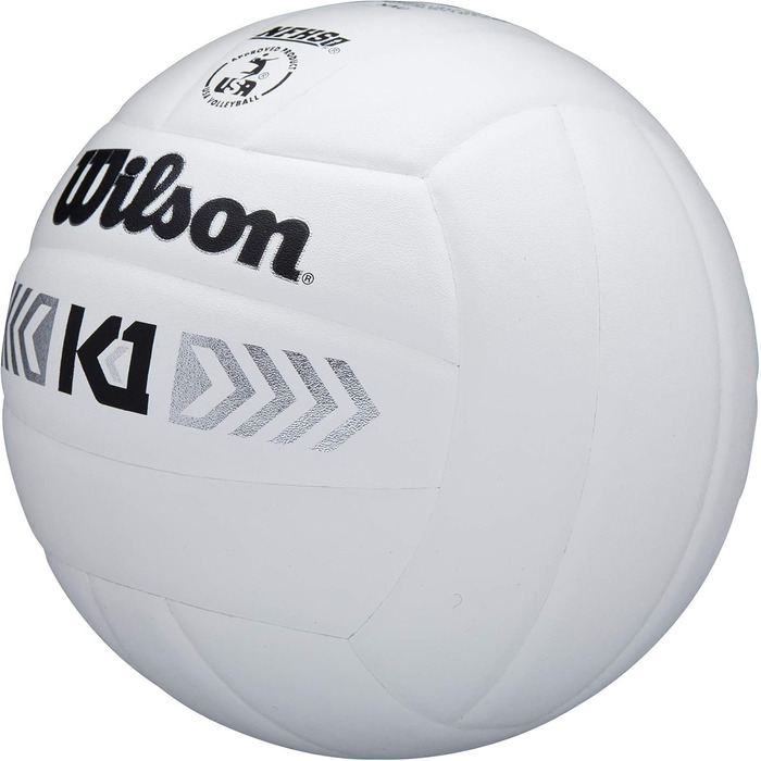 Волейбольний м'яч Wilson K1 Silver (Білий)