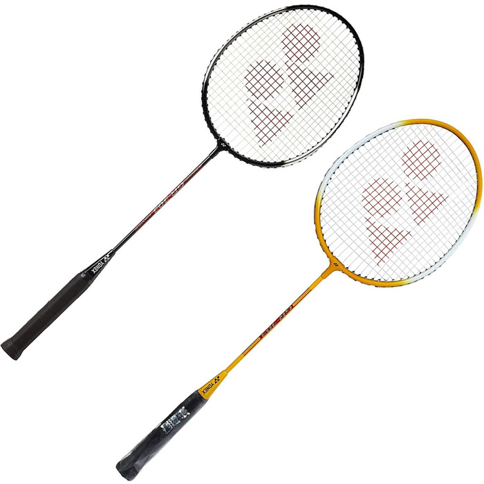 Ракетки для бадмінтону Yonex GR 303, 2 шт. з чохлом (жовт/чорн)