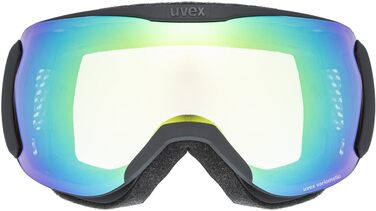 Окуляри UVEX Downhill 2100 V - самотонування, антифог - чорні матові