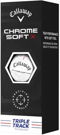 М'ячі для гольфу Callaway Chrome Soft X 2022