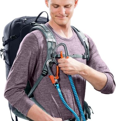Чоловічий туристичний рюкзак Deuter Trail Pro 33 л, для альпінізму та походів, чорний