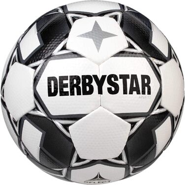 Футбольний м'яч Derbystar Apus TT V20 розмір 5 біло-чорний