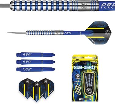 Вольфрамові дротики WINMAU Sub-Zero 24 г сталеві з прольотами