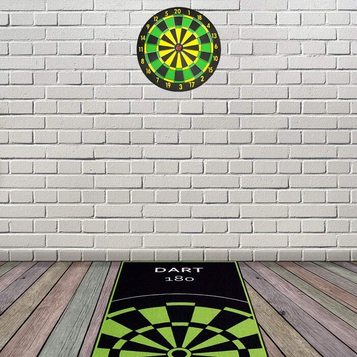 Килим Kingpower Dart 237x80 см, дизайн 5, з лінією та кожухом