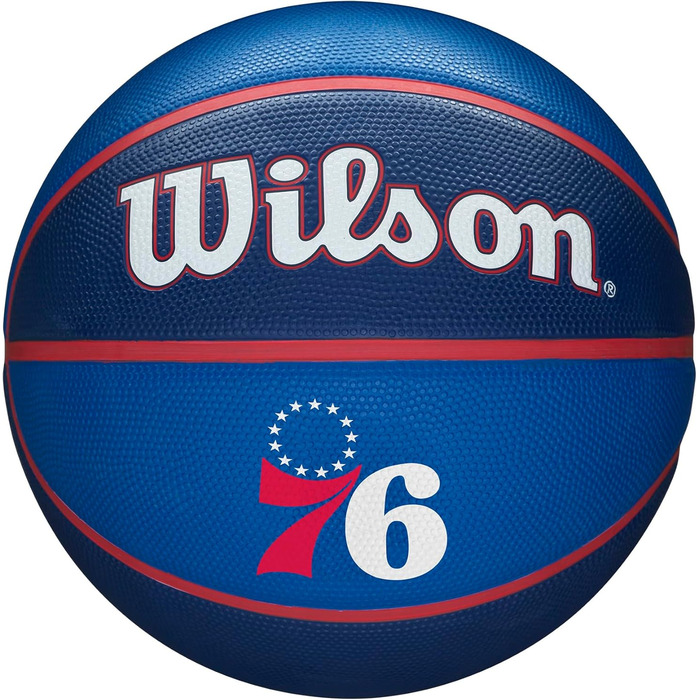 Баскетбольний м'яч WILSON NBA Team Tribute, розмір 17,874,9 см Філадельфія 76ers