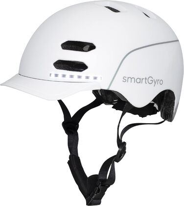 Смарт-шолом SMARTGYRO HEMET PRO Білий M Розумний шолом