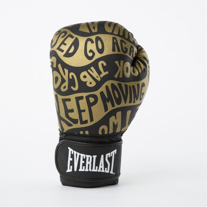 Рукавички Everlast Spark Glove унісекс (чорні/золоті, 10 унцій)