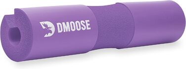 Накладки для штанги та стегон DMoose, нековзкі, з ремінцями (фіолет.)