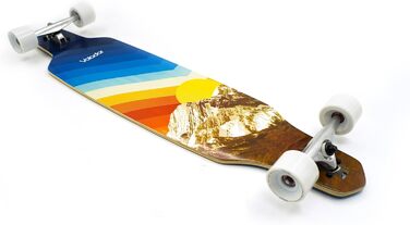 Longboard VOLADOR Freeride Cruiser, кленовий дек, дроп тру, повний комплект (Spektrum)
