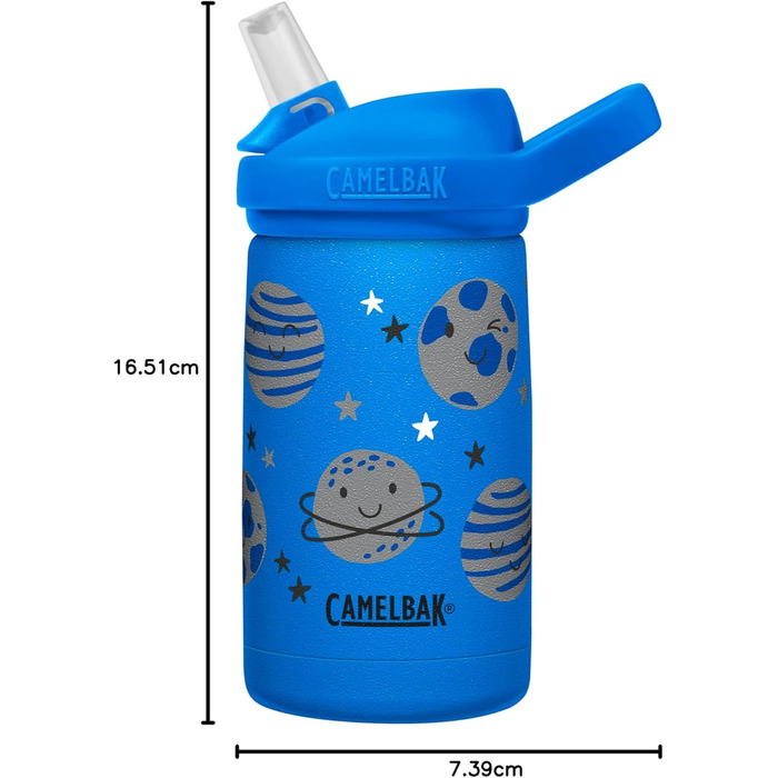 Пляшка дитяча вакуумна CAMELBAK Eddy 350 мл (Space Smiles)