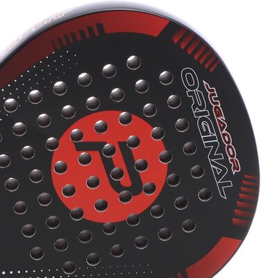 Ракетка LUXTRI Padel Jugador для початківців 360г Fiberglass/Eva (Jugador Original Black-Red)