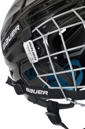 Шолом хокейний дитячий Bauer PRODIGY із решіткою, чорний, One Size