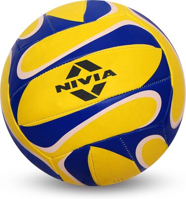 М'яч для відпочинку NIVIA 472, жовто-синій, розмір 4, універсальний